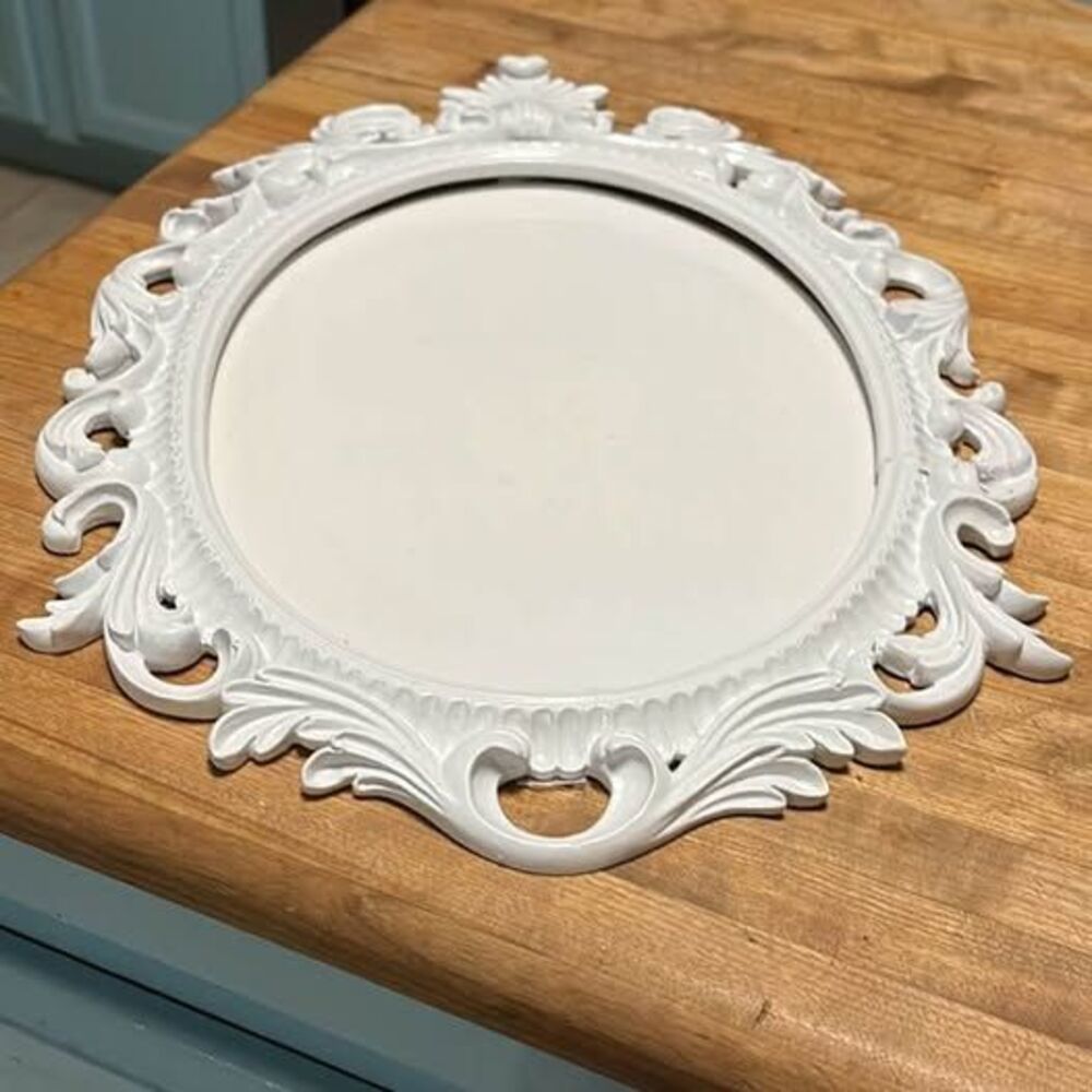 12x18” Ornate White Oval picture Frame